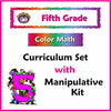 Fifth Grade Color Math Curriculum and Manipulative Kit - McRuffy Press