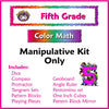 Fifth Grade Color Math Manipulative Kit - McRuffy Press