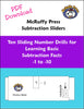 Subtraction Sliders Download - McRuffy Press