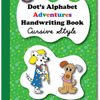 Dot's Alphabet Adventures Handwriting Cursive Style