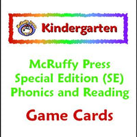 Additional Kindergarten Phonics & Reading Card Set - McRuffy Press