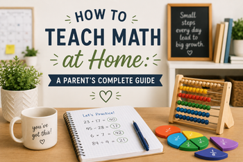 How to Teach Math at Home: A Parent's Complete Guide