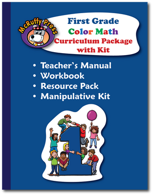 First Grade Color Math Curriculum with Manipulative Kit - McRuffy Press
