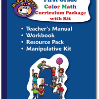 First Grade Color Math Curriculum with Manipulative Kit