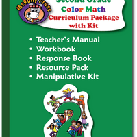 Second Grade Color Math Curriculum with Manipulative Kit