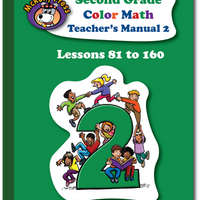 Second Grade Color Math Teacher's Manual Part 2 - McRuffy Press