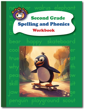 Second Grade Spelling and Phonics Workbook