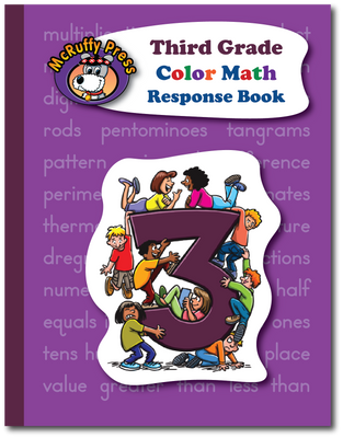 Third Grade Color Math Response Book - McRuffy Press