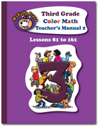 Third Grade Color Math Teacher's Manual Part 2 - McRuffy Press