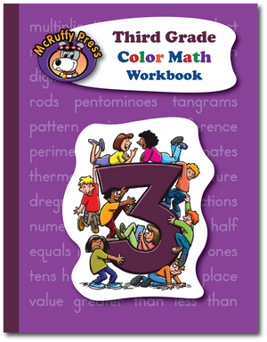 Third Grade Color Math Workbook - McRuffy Press