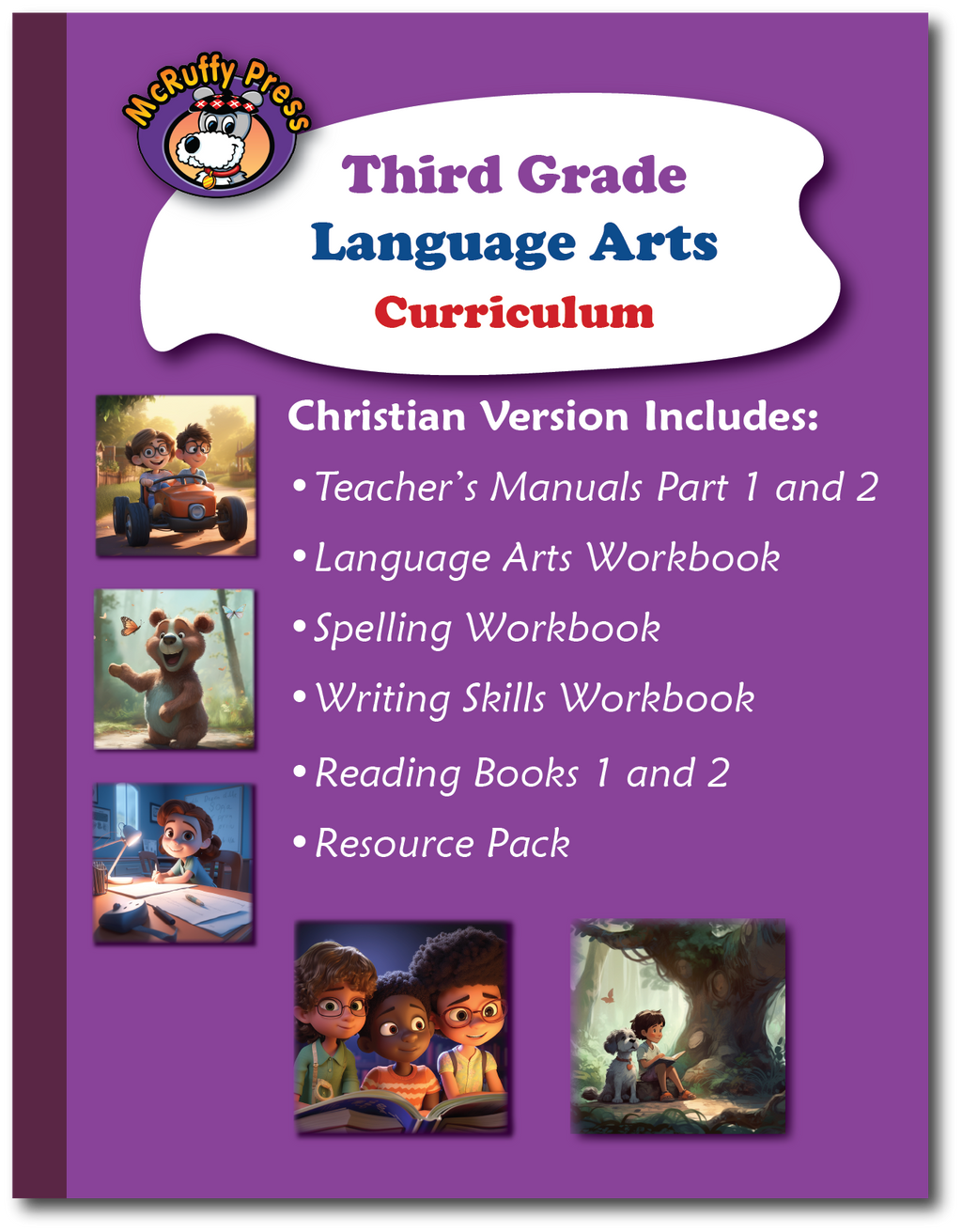 Third Grade Language Arts Curriculum (Christian Version) - McRuffy Press