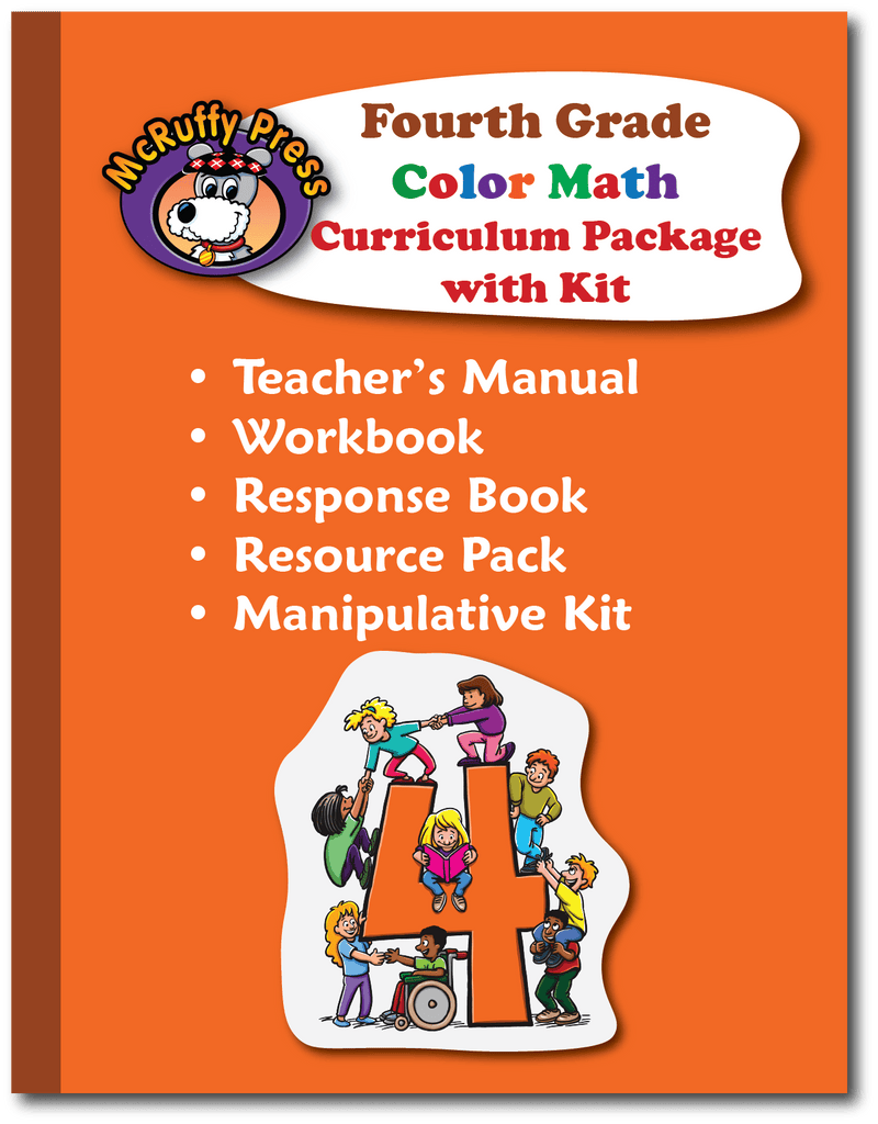 Cerculum Color Fourth Grade Color Math Curriculum and Manipulative Kit