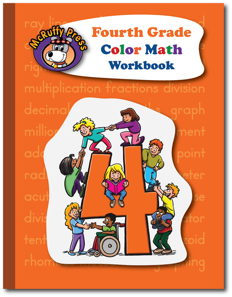 Colored Math Link Fourth Grade Color Math Workbook