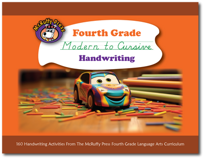 Fourth Grade Cursive with Modern Review Handwriting - McRuffy Press