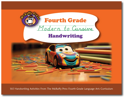 Fourth Grade Cursive with Modern Review Handwriting