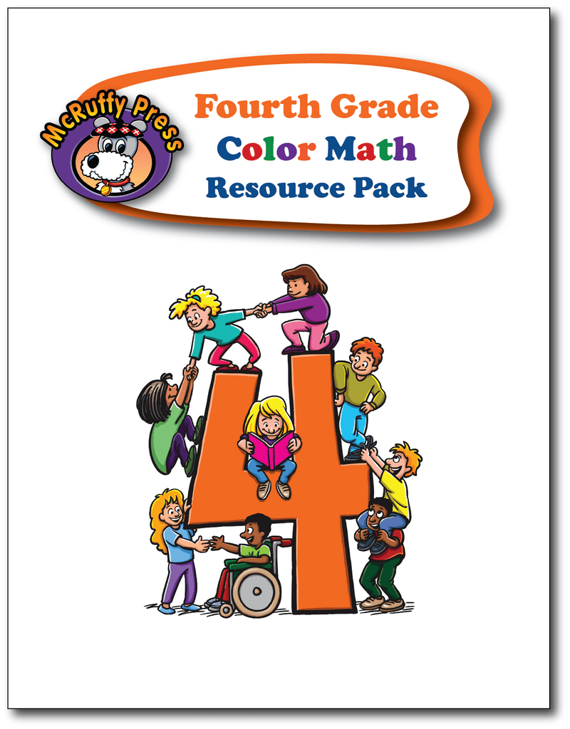 Fourth Grade Color Math Resource Pack | McRuffy Press