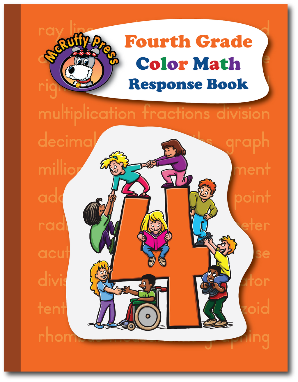 Fourth Grade Color Math Response Book - McRuffy Press