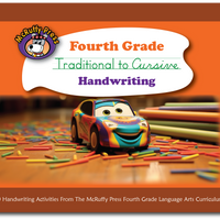 Fourth Grade Cursive with Traditional Review Handwriting Book - McRuffy Press