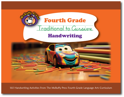 Fourth Grade Cursive with Traditional Review Handwriting Book - McRuffy Press