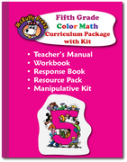 Fifth Grade Color Math Curriculum and Manipulative Kit - McRuffy Press