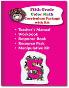Fifth Grade Color Math Curriculum and Manipulative Kit - McRuffy Press