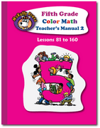 Fifth Grade Color Math Teacher's Manual Part 2 - McRuffy Press