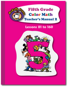 Fifth Grade Color Math Teacher's Manual Part 2 - McRuffy Press