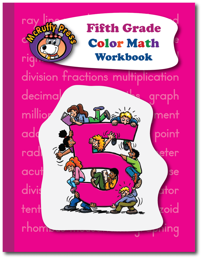 5th Grade Math Color Writing Fifth Grade Color Math Workbook