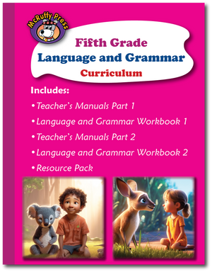 Fifth Grade Language and Grammar Curriculum Package