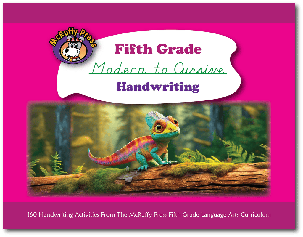 Fifth Grade Cursive with Modern Review Handwriting