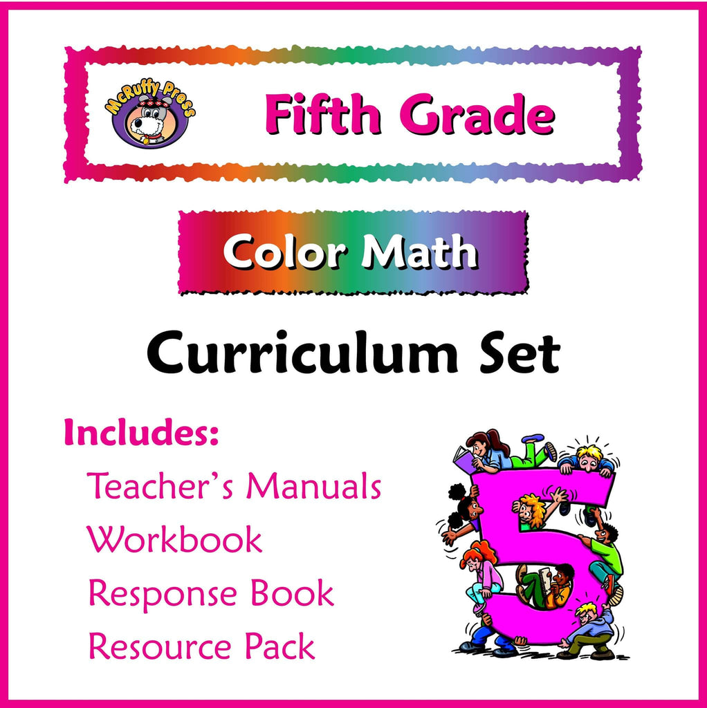 5th Grade Math Color Writing Fifth Grade Color Math Curriculum