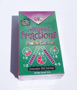 Advanced Fractions Flash Cards