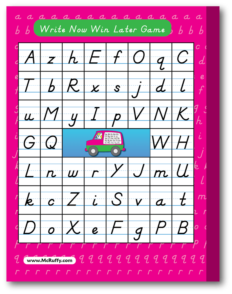 Write Later Write Now Write Later Handwriting Book: Modern Slant Style