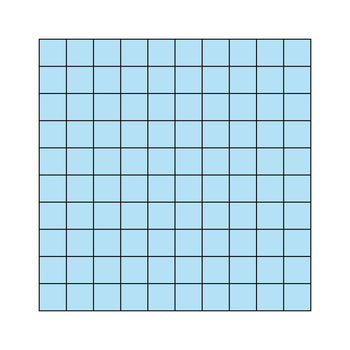 Base Ten Flats Card Set (10 cards)
