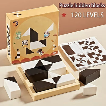 Black & White Pattern Puzzle Set – Logic & Critical Thinking Challenges