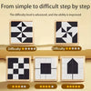 Black & White Pattern Puzzle Set – Logic & Critical Thinking Challenges