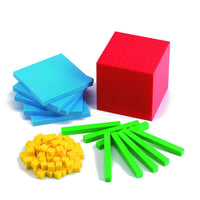 Color-Coded Plastic Base Ten Set