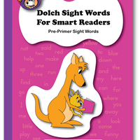 Dolch Pre-Primer Sight Words For Smart Readers Activity Book