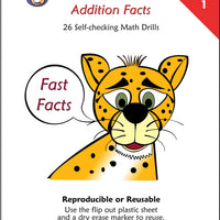 McRuffy Fast Facts Flip and Draw Books - Addition Facts (Book 1)