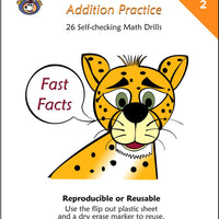 McRuffy Fast Facts Flip and Draw Books - Addition Practice (Book 2)