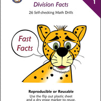 McRuffy Fast Facts Flip and Draw Books - Division Facts (Book 1)