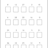 McRuffy Fast Facts Flip and Draw Books - Multiplication Practice (Book 2)