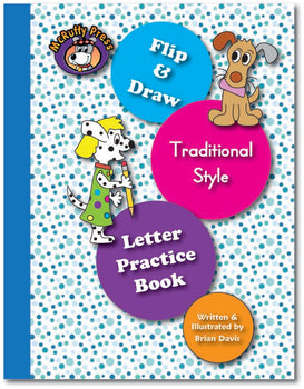 Letter Practice Flip and Draw Book - Traditional