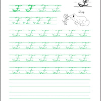 Letter Practice Flip and Draw Book - Cursive