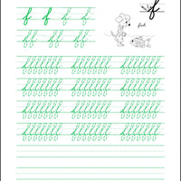 Letter Practice Flip and Draw Book - Cursive