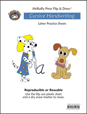 Letter Practice Flip and Draw Book - Cursive