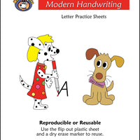 Letter Practice Flip and Draw Book - Modern