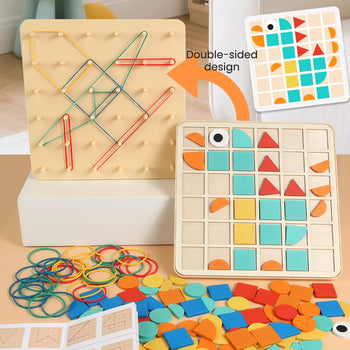 Geoboard and Mosaic Pattern Learning Set