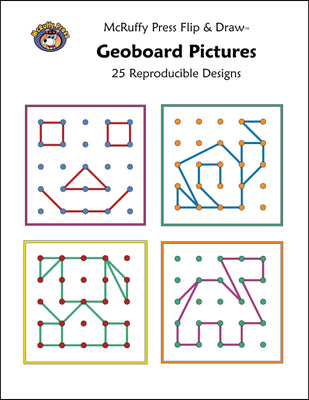 McRuffy Geoboard Pictures Flip and Draw Book