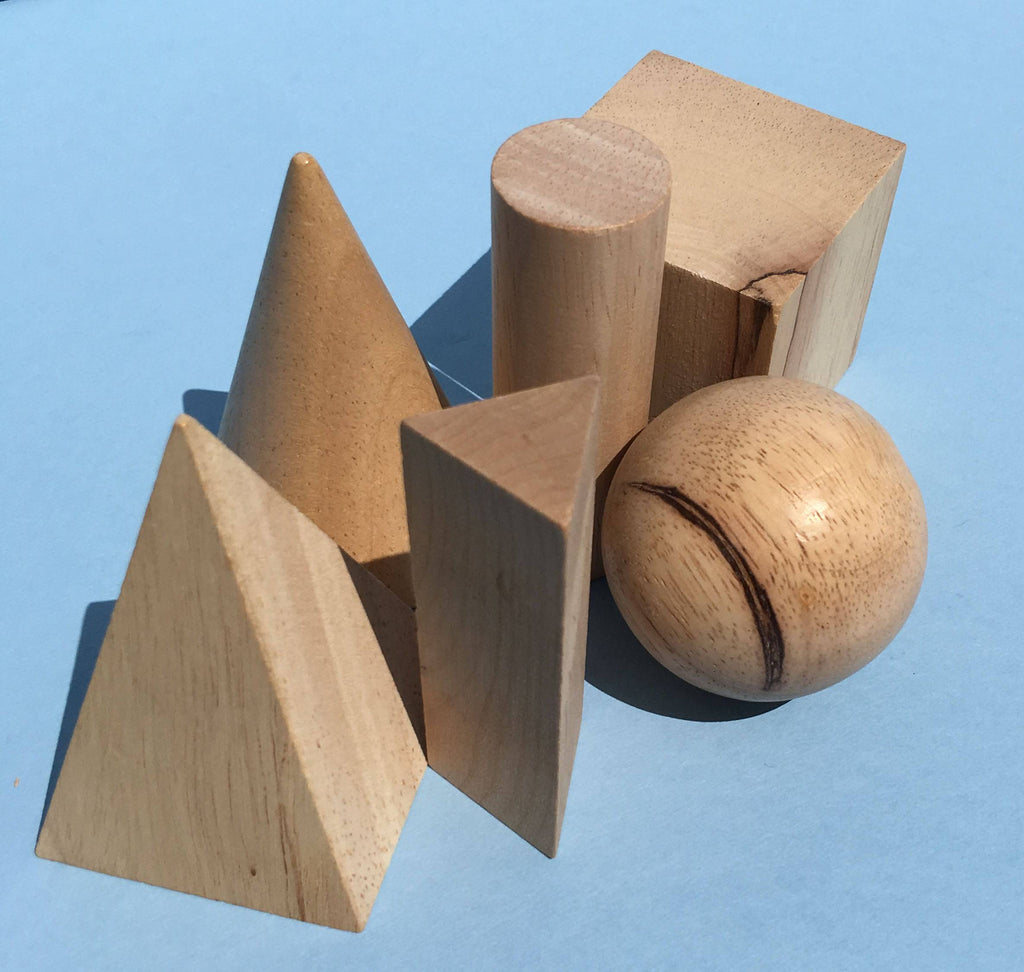 Wood Geometric Solids Introductory Set